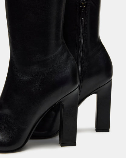 ARIA Black Wide Calf Knee-High Women's Boot