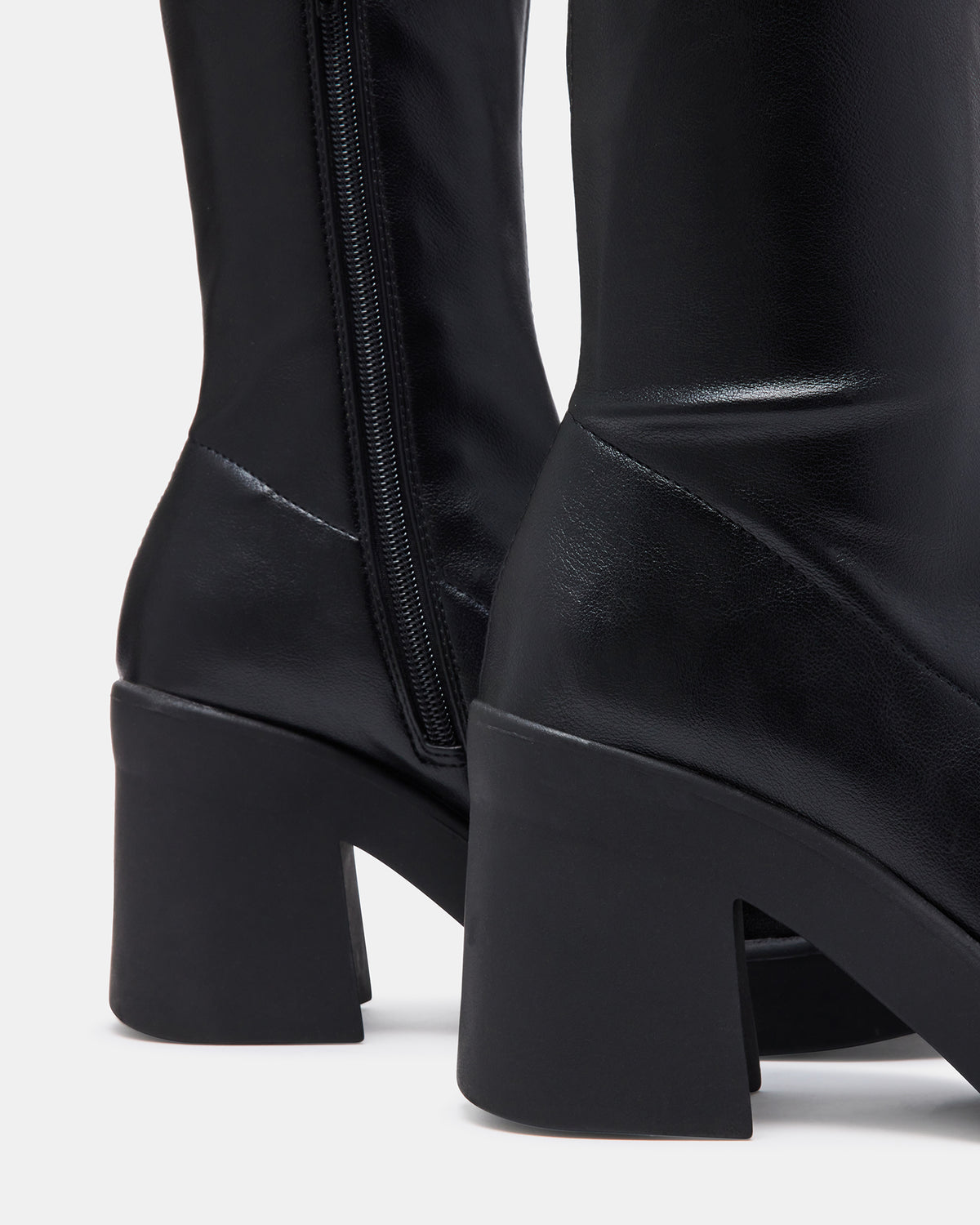 KLAYTON Black Platform Ankle Boot | Women's Booties