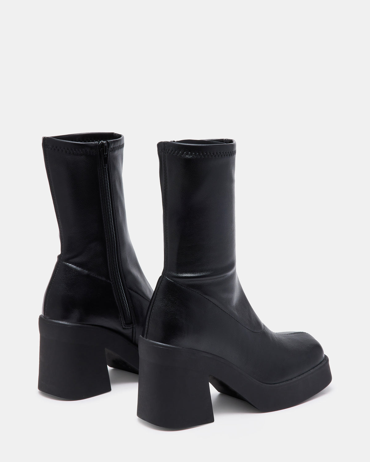 KLAYTON Black Platform Ankle Boot | Women's Booties