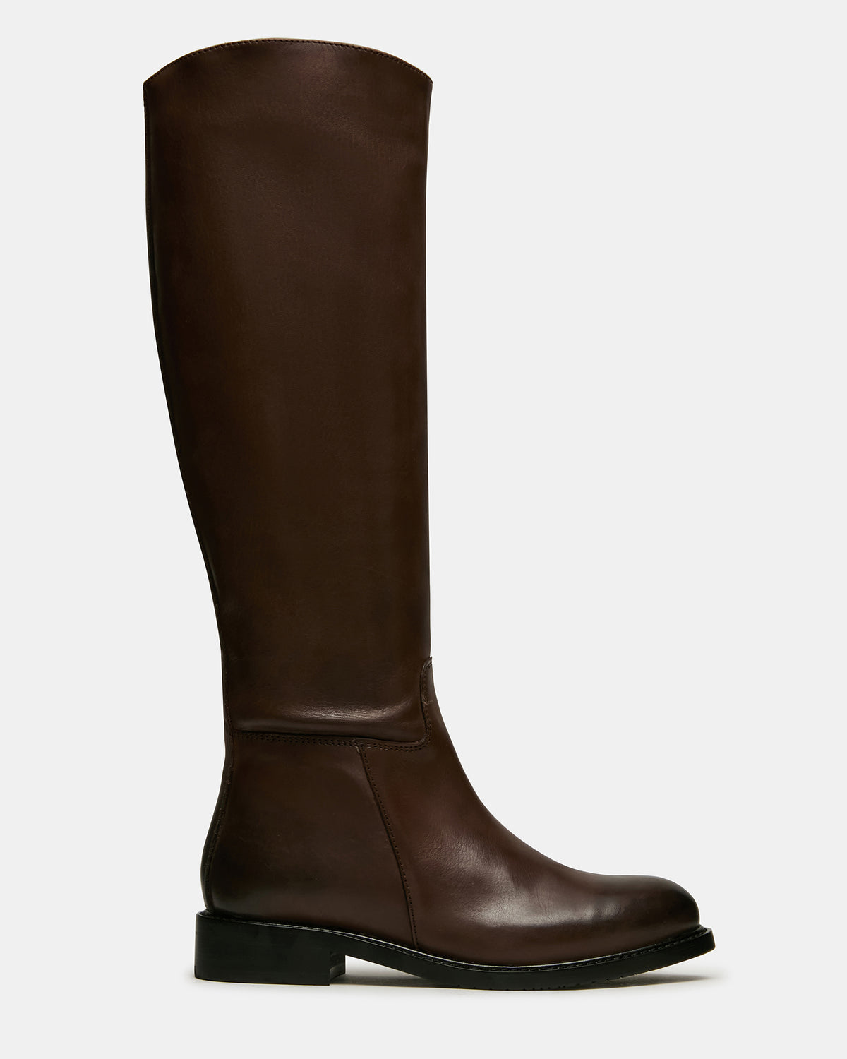 BELMONT Brown Leather Knee-High Women's Riding Boot