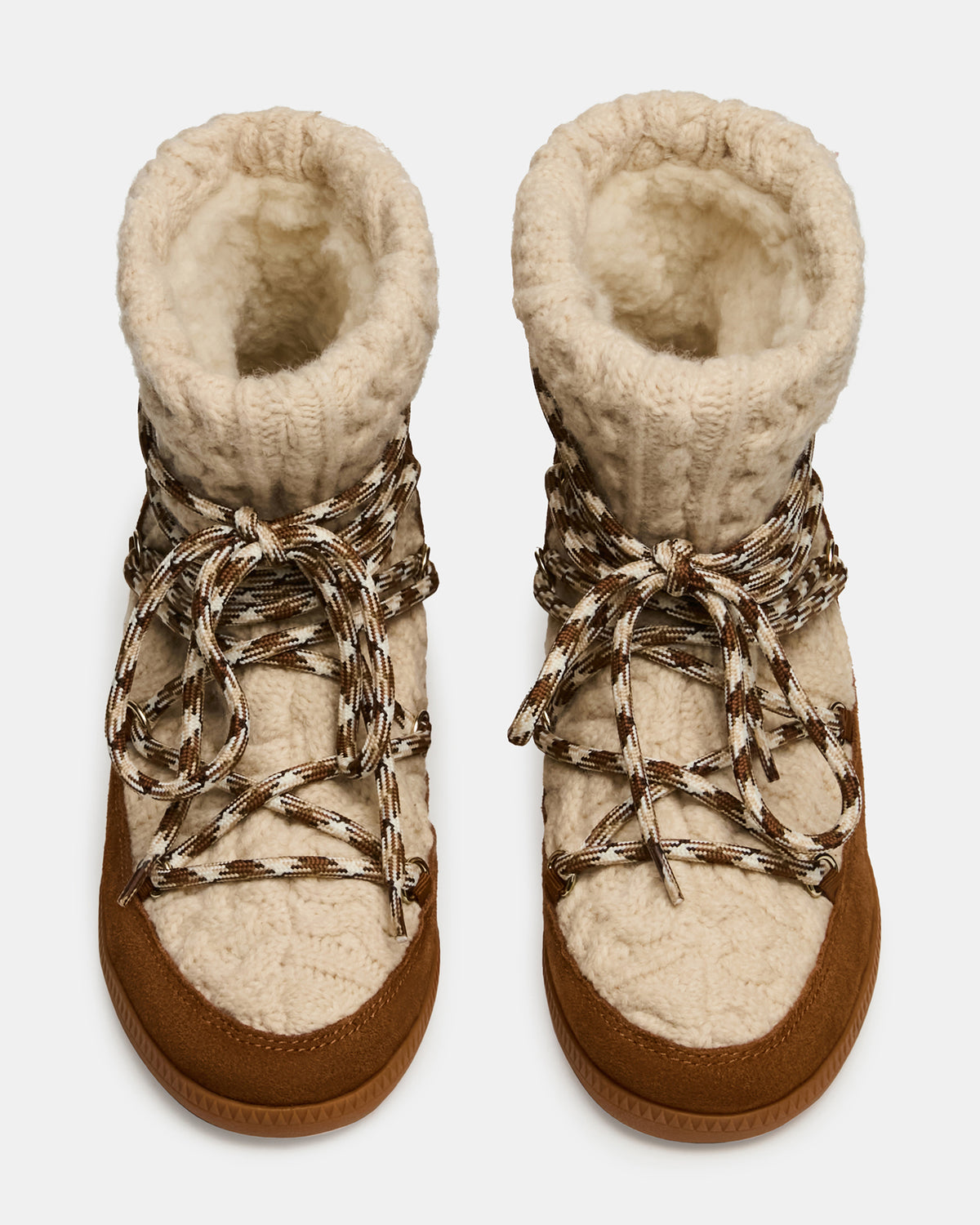 WYSTAN Taupe Multi Lace-Up Women's Ankle Boot