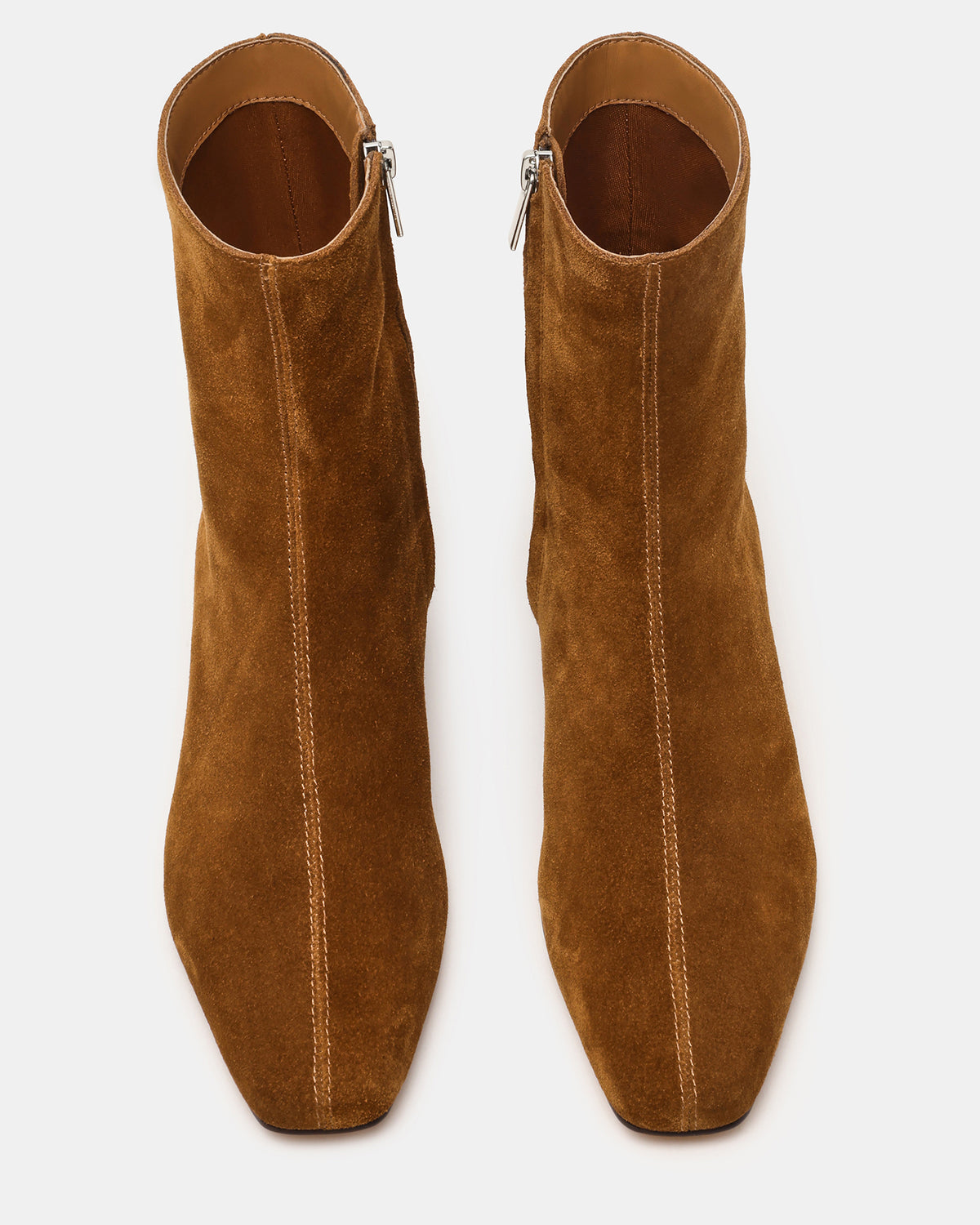 FLAIRE Sand Suede Square-Toe Wedge Bootie Women's Ankle Boot