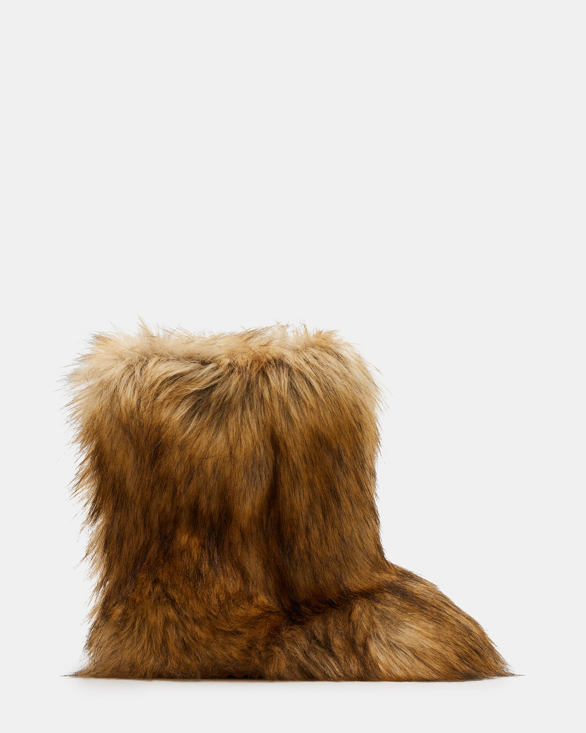 BEASTIE Tan Multi Women's Faux Fur Bootie