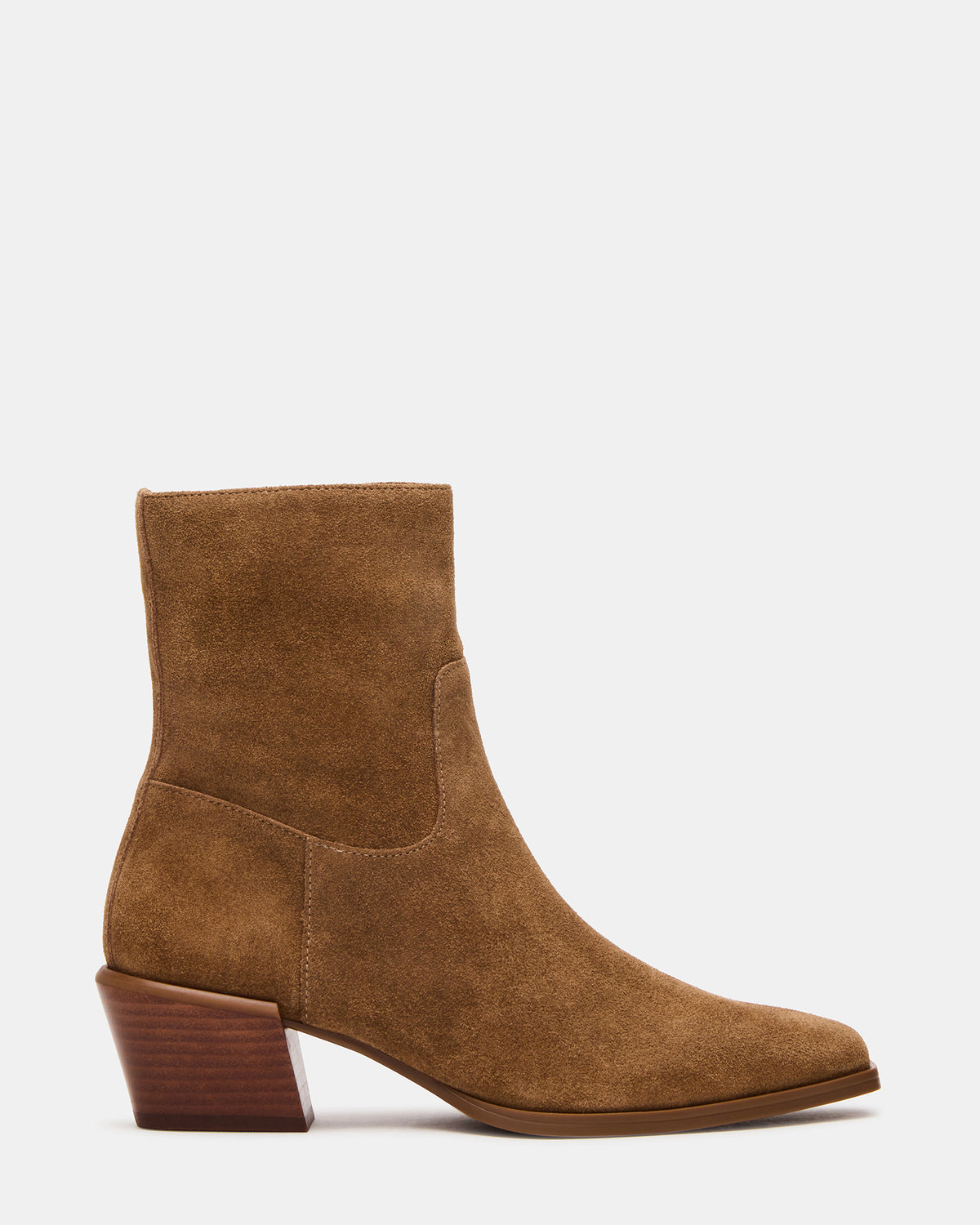 DANEY Taupe Suede Square-Toe Women's Ankle Boot