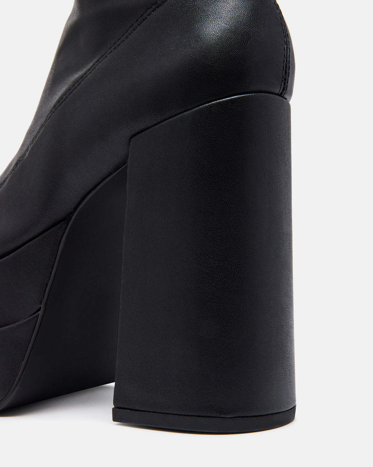 CYPRESS Black Women's Platform Vegan Leather Boots