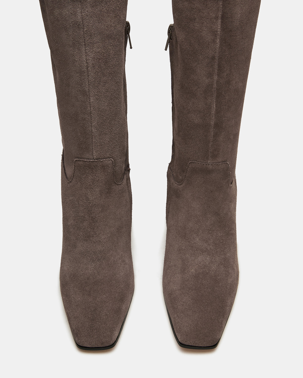STRATUS Grey Suede Over-The-Knee Boot | Women's Boots