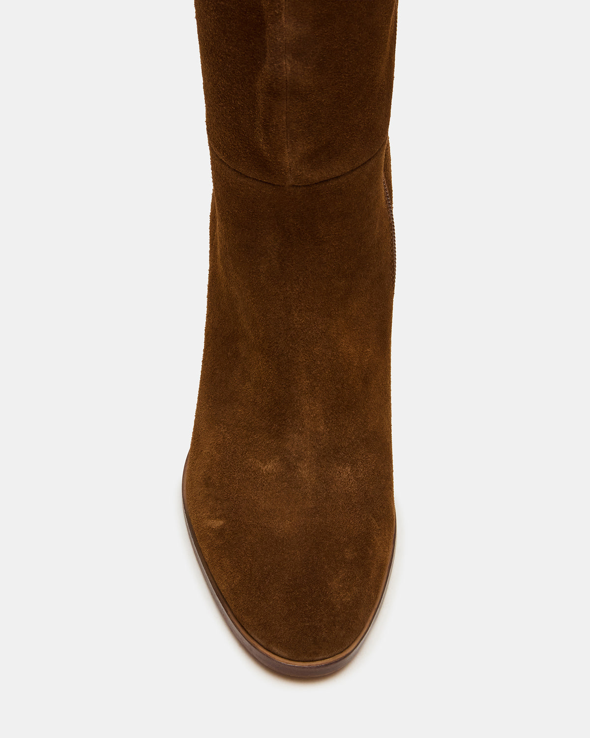 WINSLET Chestnut Suede Knee-High Block Heel Women's Boot