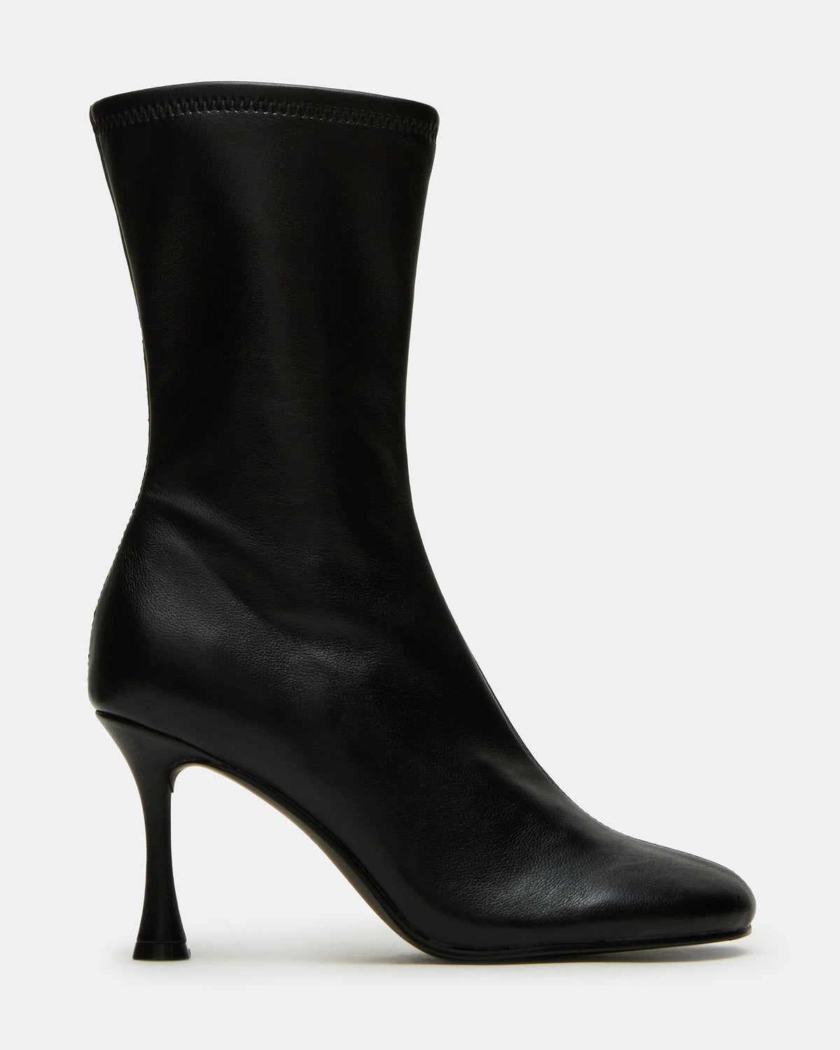 LORENZA Black Heeled Women's Ankle Boot