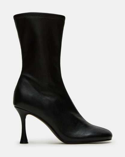LORENZA Black Heeled Women's Ankle Boot
