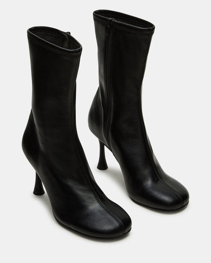 LORENZA Black Heeled Women's Ankle Boot
