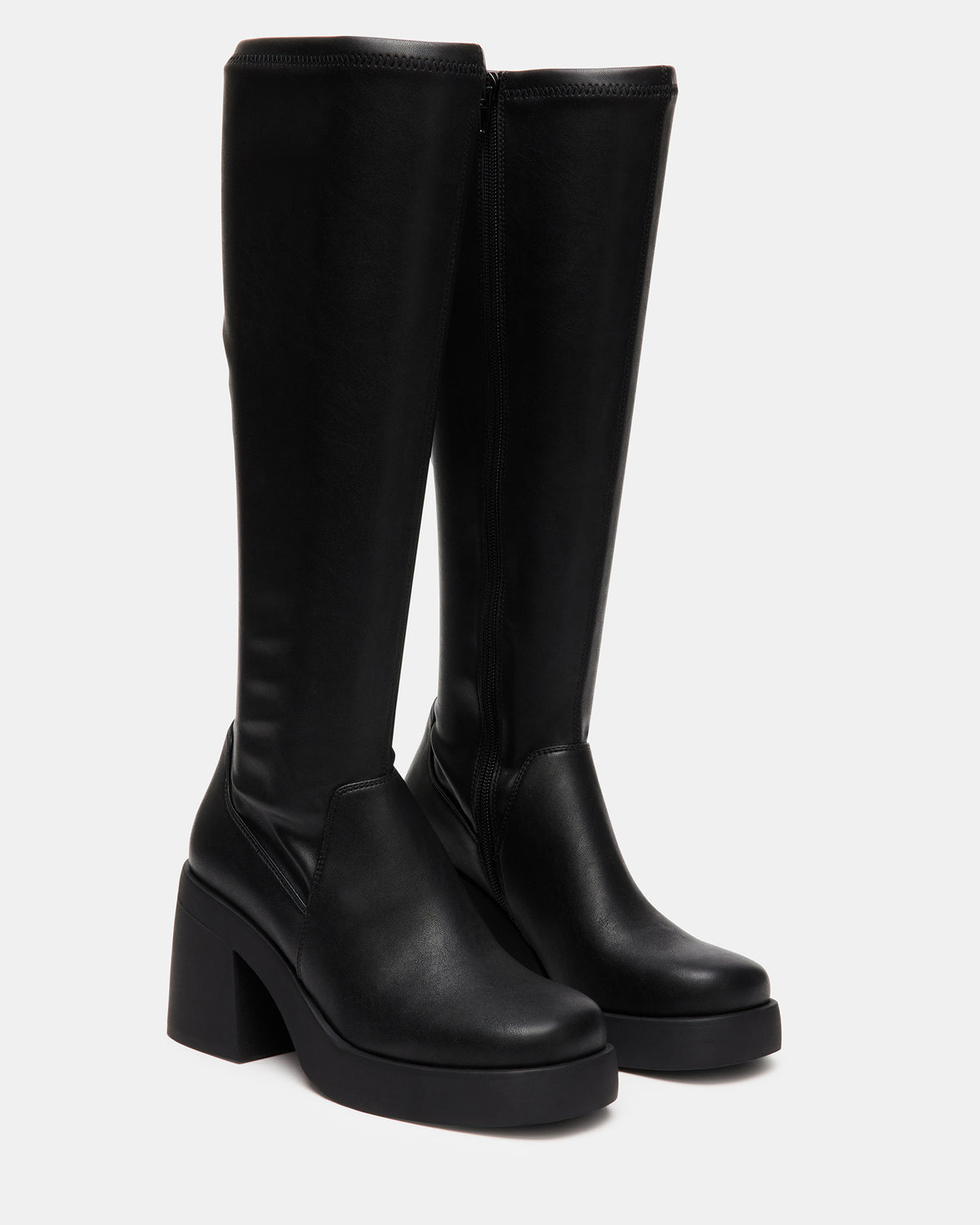 BERKLEIGH Black Wide Calf Women's Knee High Boot