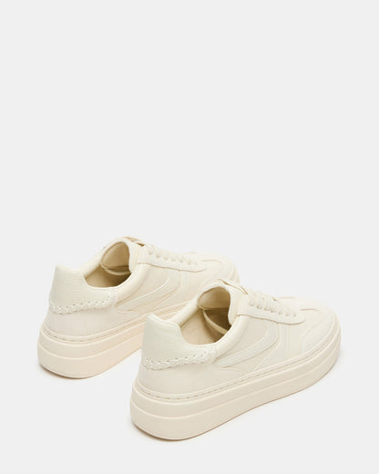 DODGE Off-White Low-Top Platform Women's Sneaker