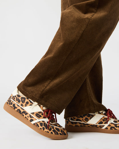 SPORTY Leopard Low-Top Lace-Up Women's Sneaker