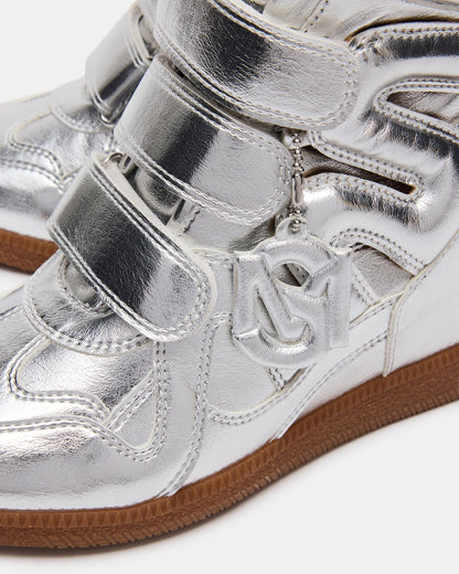 MAVIS Silver High-Top Velcro Women's Sneaker