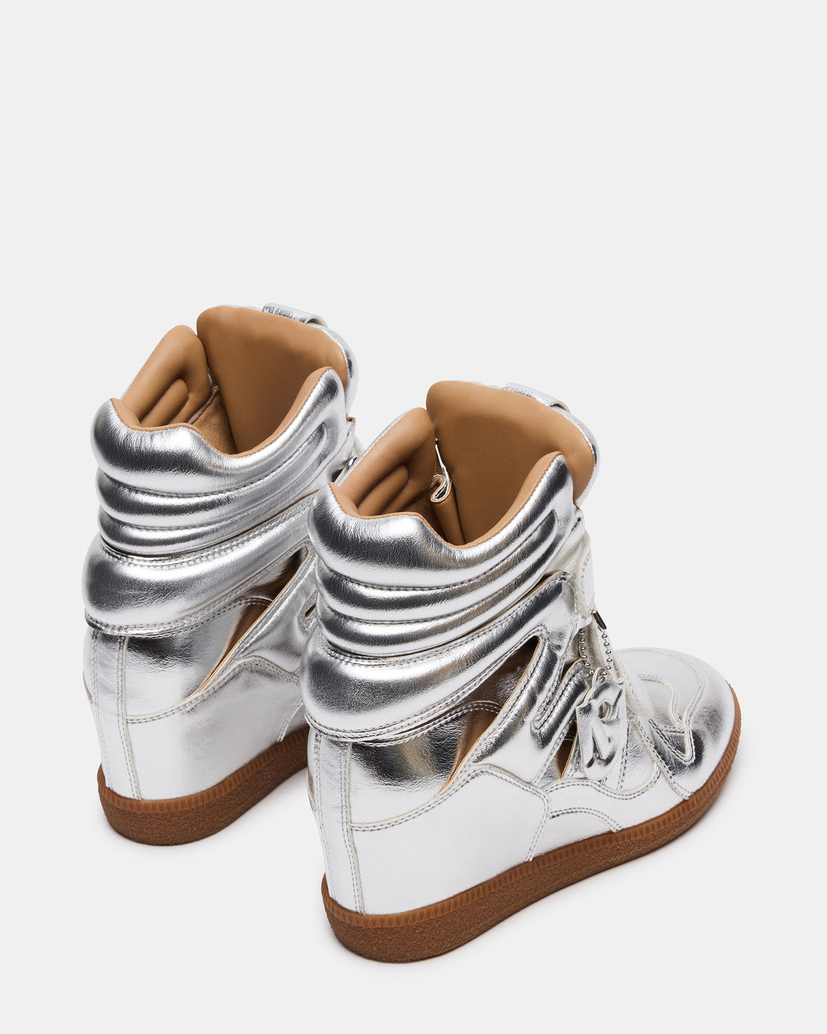 MAVIS Silver High-Top Velcro Women's Sneaker