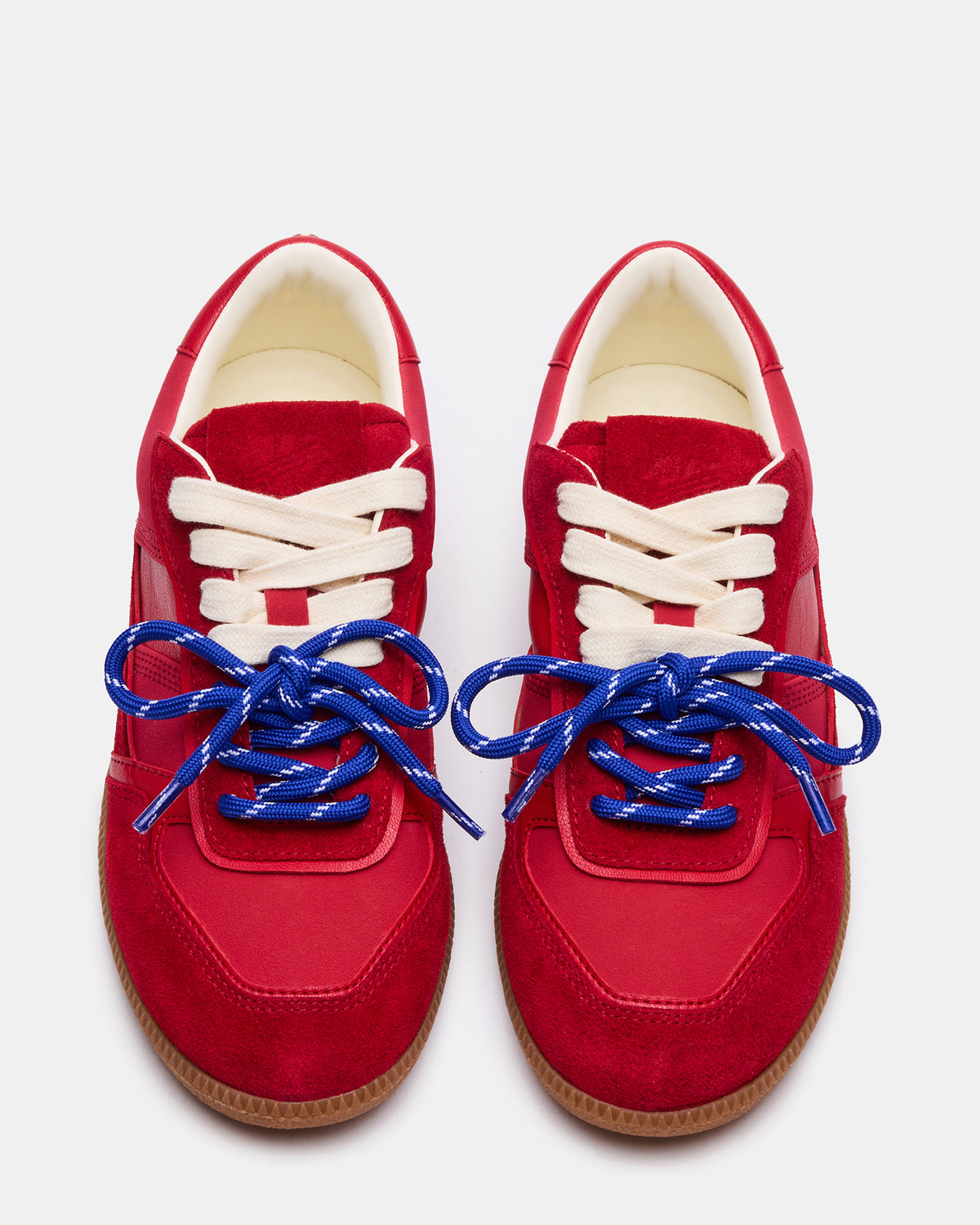 SPORTY Red Low-Top Lace-Up Women's Sneaker
