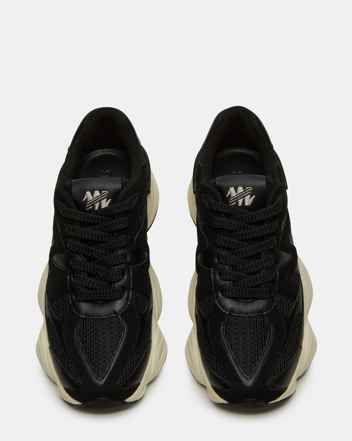 SEBI Black Low-Top Lace-Up Women's Sneaker