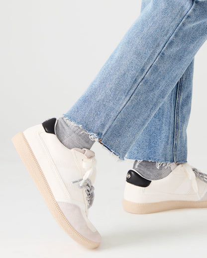 SPORTY White Low-Top Lace-Up Women's Sneaker