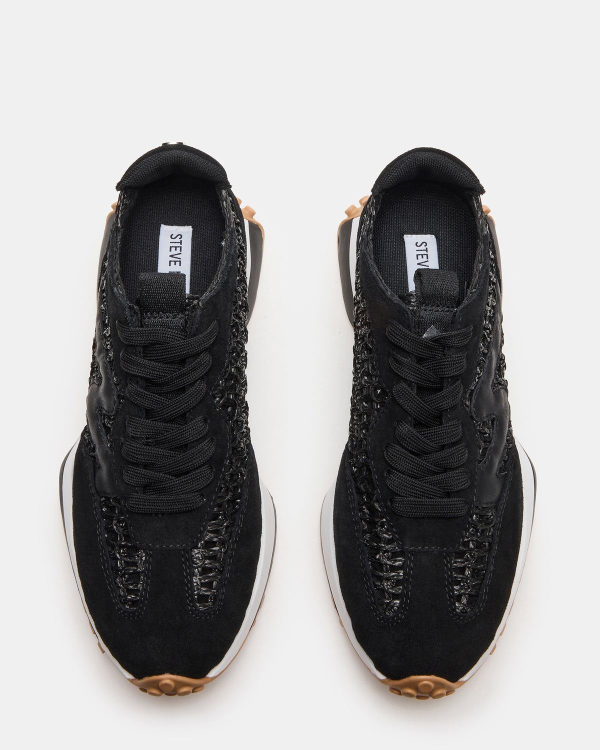 CAMPO Black/Beige Lace-Up Women's Sneaker