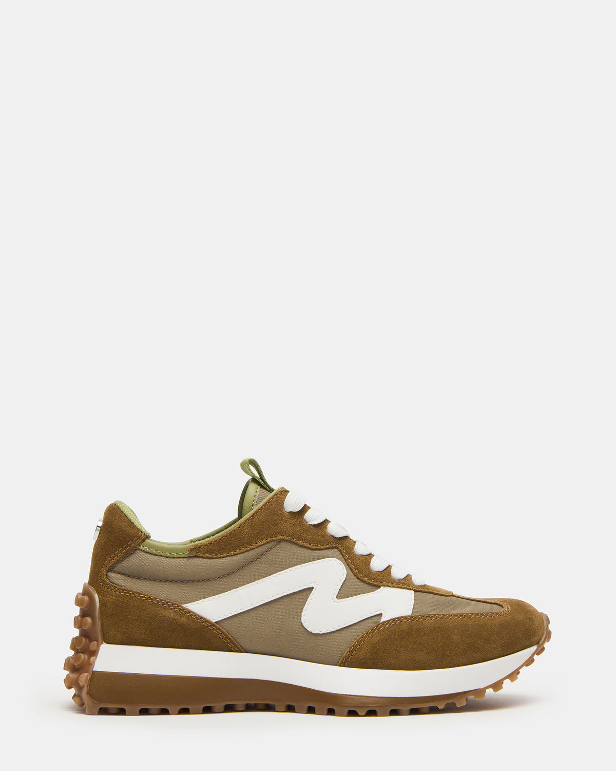 CAMPO Olive Multi Lace-Up Women's Sneaker