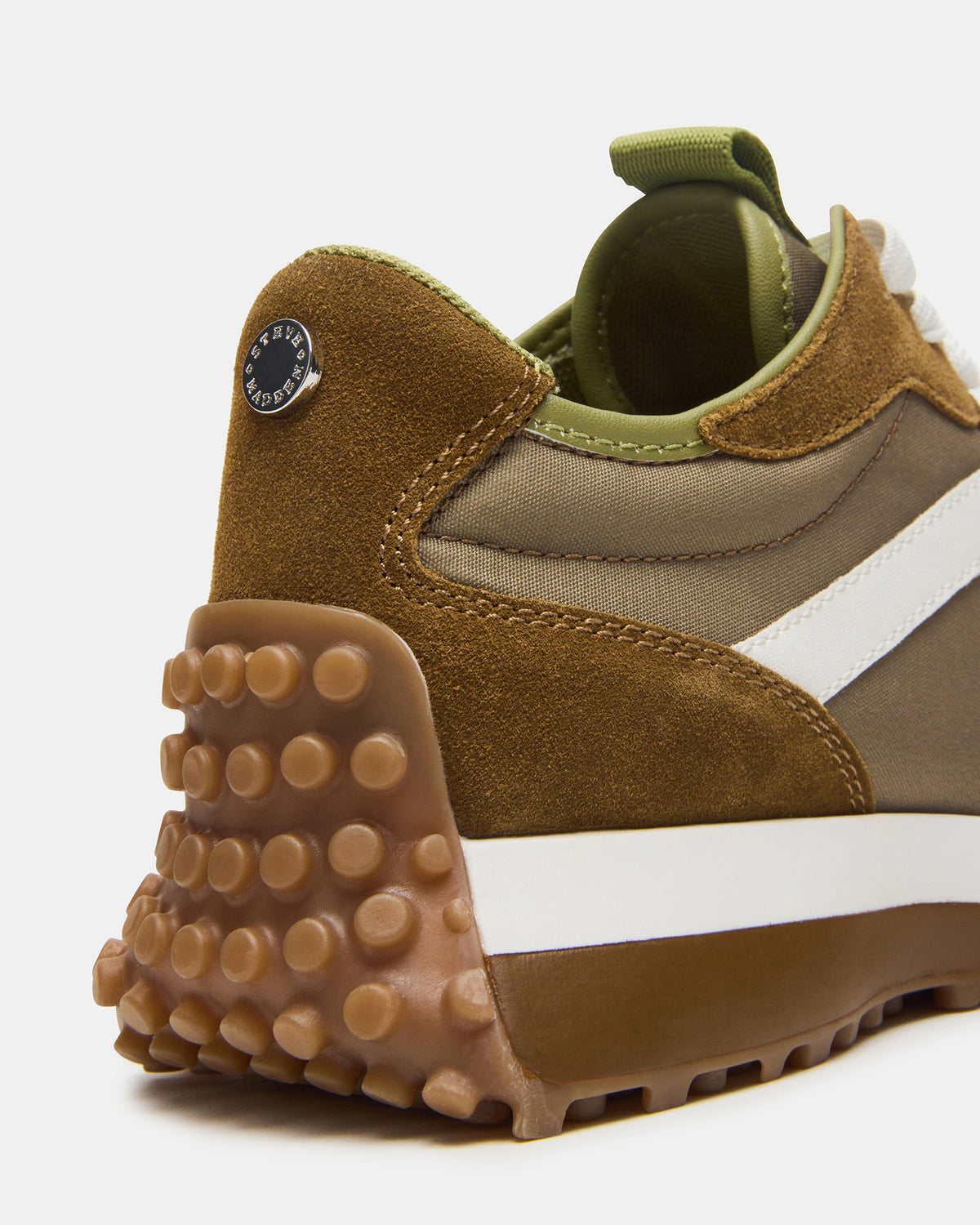 CAMPO Olive Multi Lace-Up Women's Sneaker