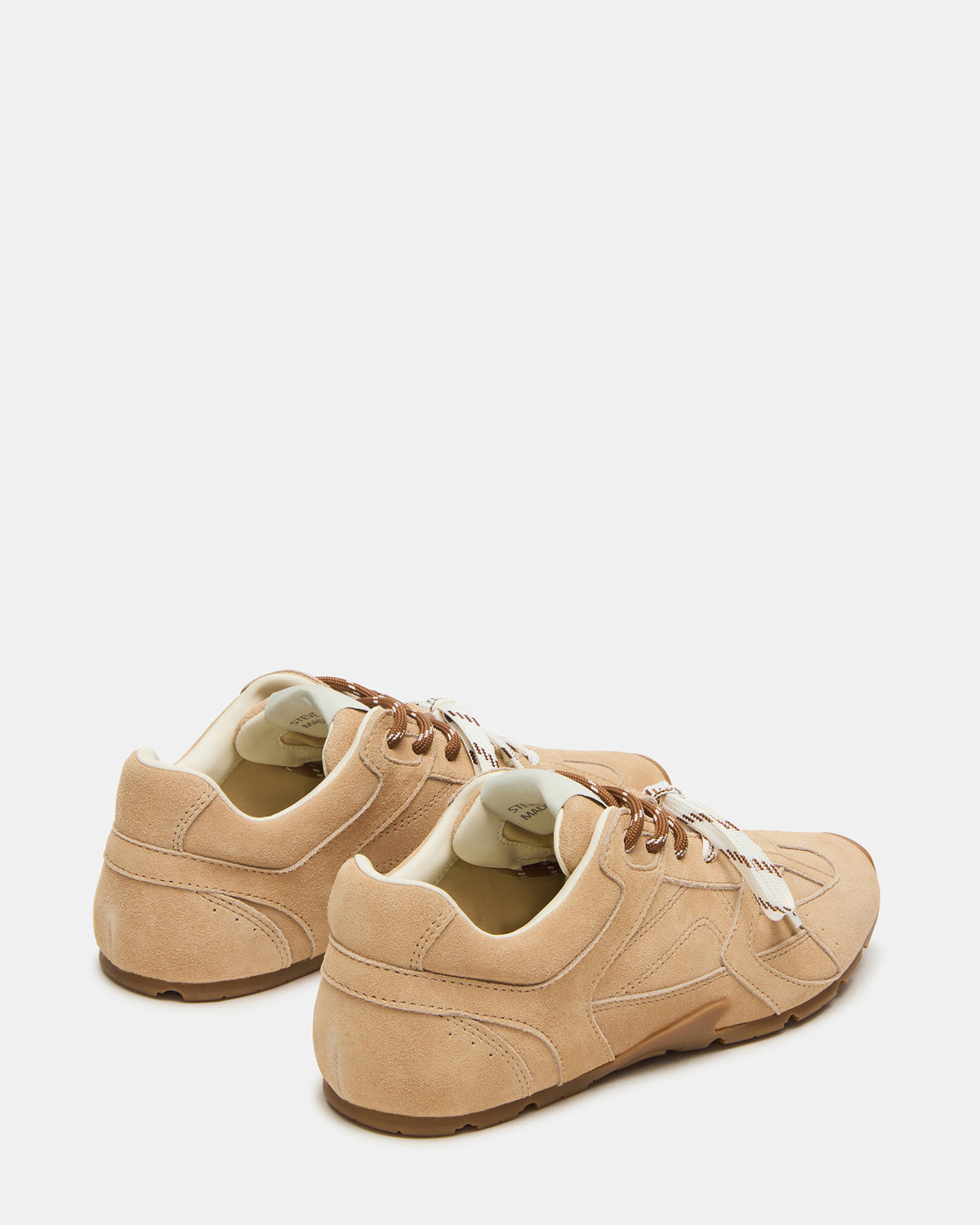 AZIEL Sand Suede Low-Top Lace-Up Women's Sneakers