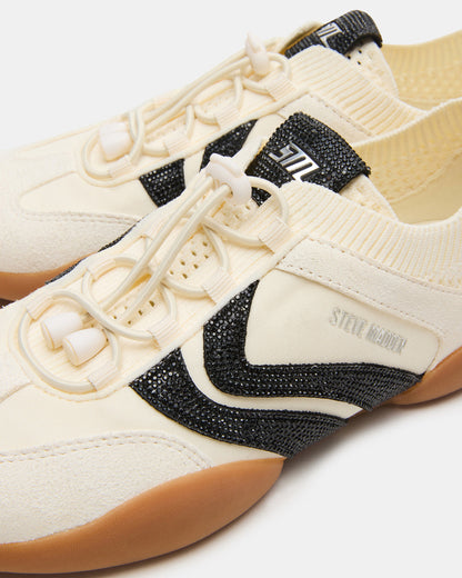 REBOOT Bone Rhinestones Low-Top Lace-Up Women's Sneaker