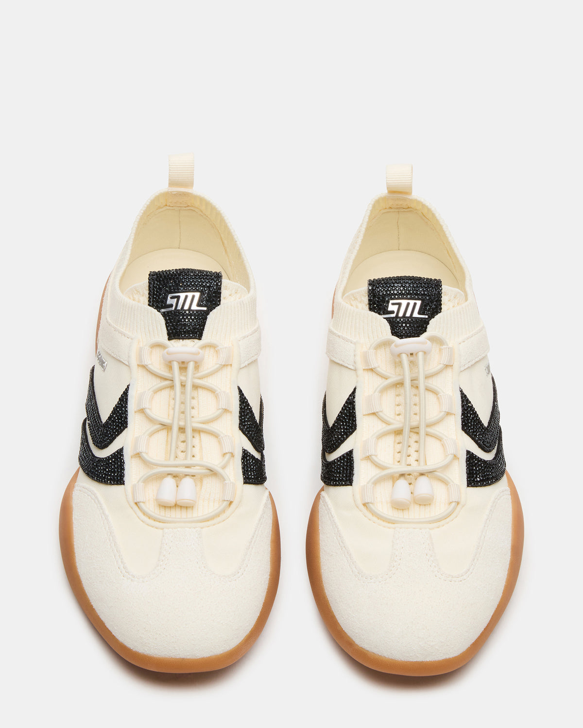 REBOOT Bone Rhinestones Low-Top Lace-Up Women's Sneaker