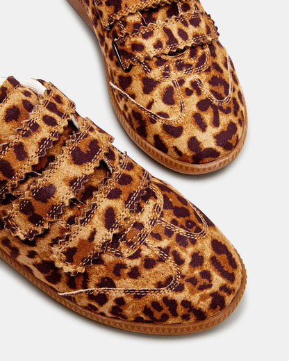 MOMENTUM Leopard Velcro Low-Top Women's Sneakers