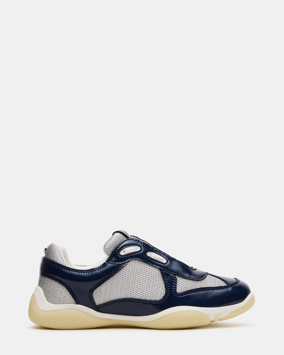 DUSTIN Navy Mesh Lace-Up Low-Top Women's Sneaker