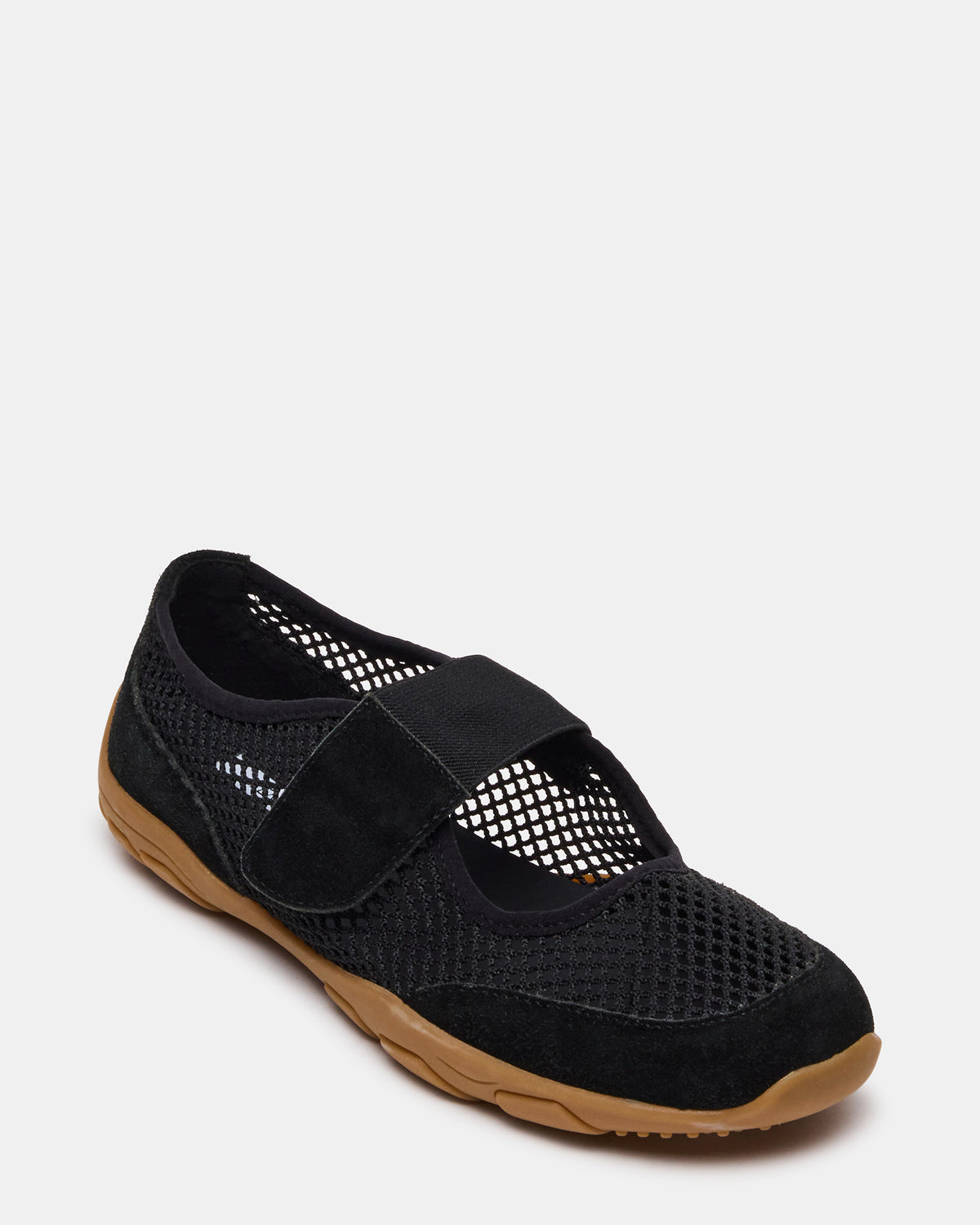 BANKS Black Mesh Velcro Mary Jane Women's Sneaker