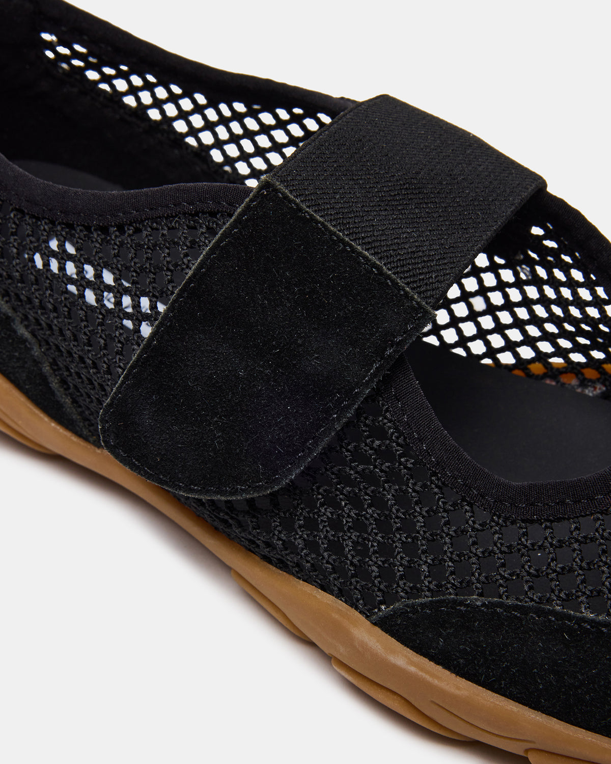 BANKS Black Mesh Velcro Mary Jane Women's Sneaker