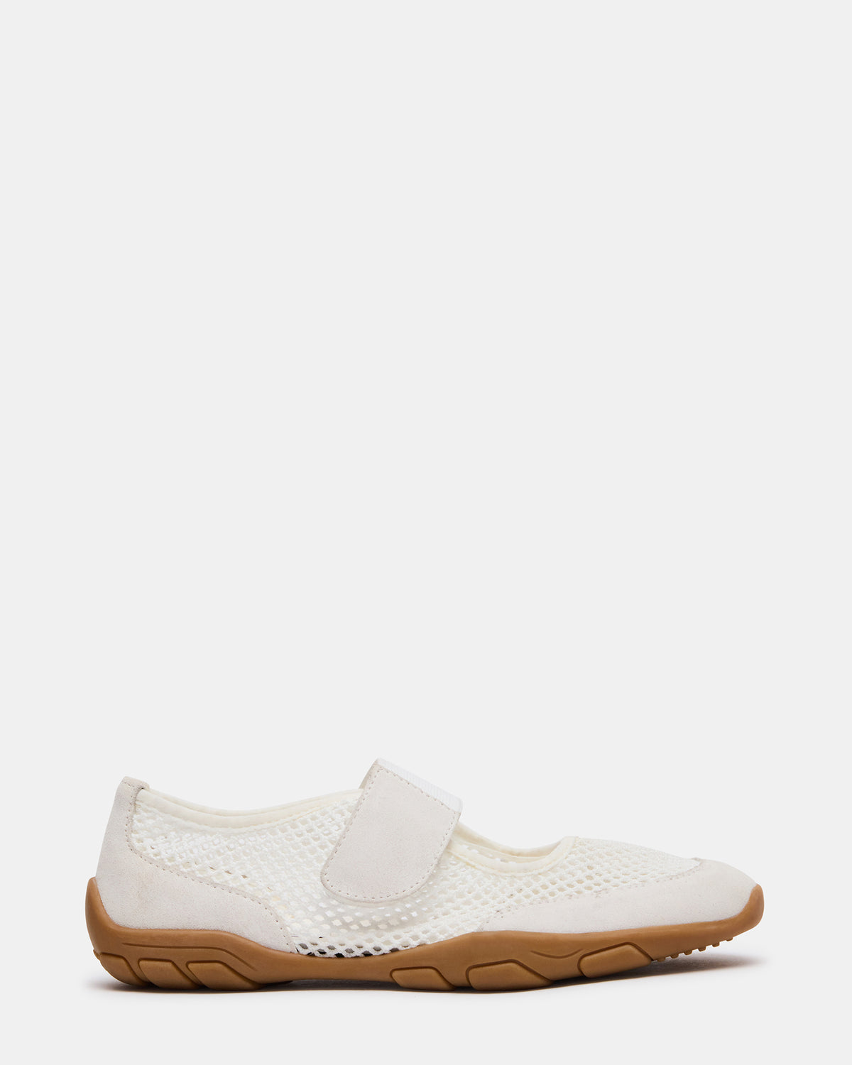 BANKS White Mesh Velcro Mary Jane Women's Sneaker