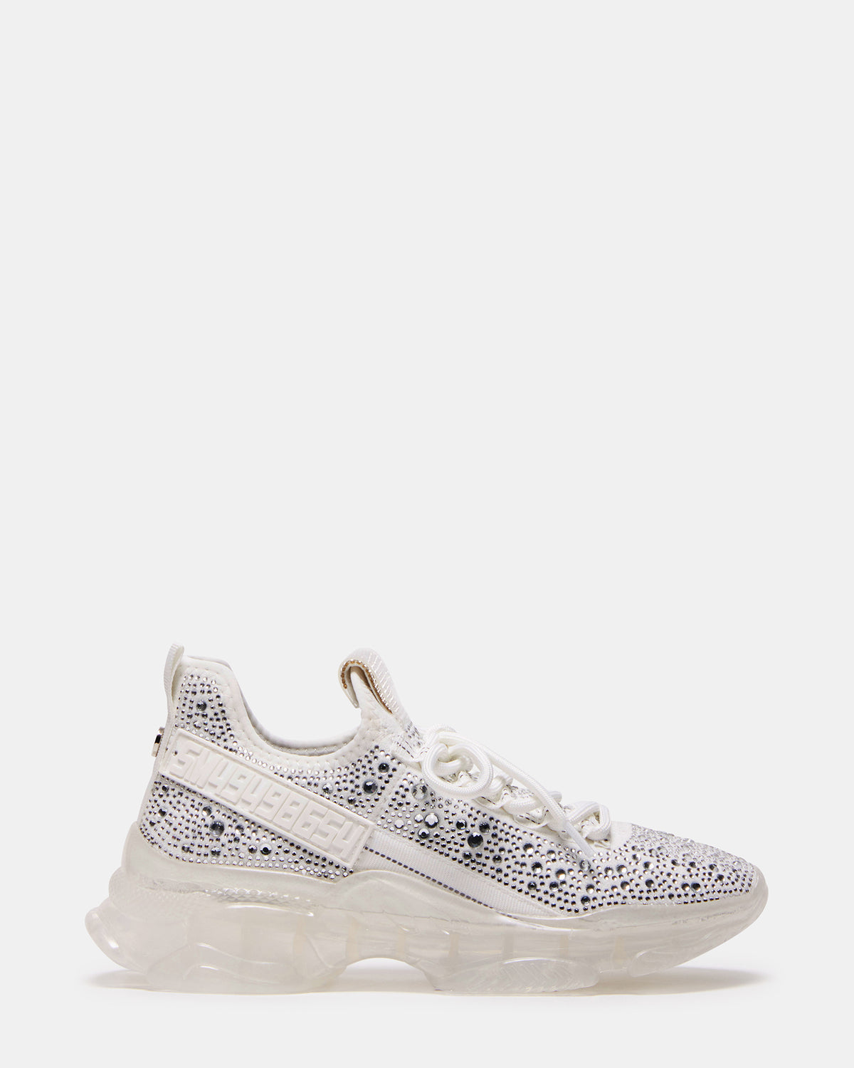 MAXIMA White Rhinestones Sneakers | Women's Sneakers