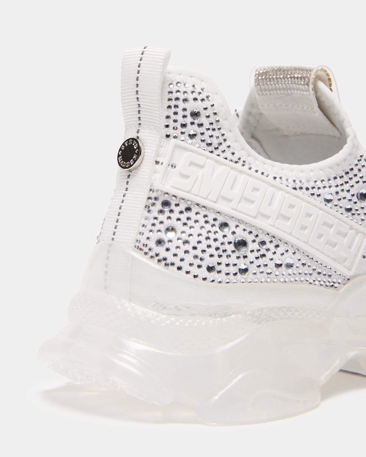 MAXIMA White Rhinestones Sneakers | Women's Sneakers