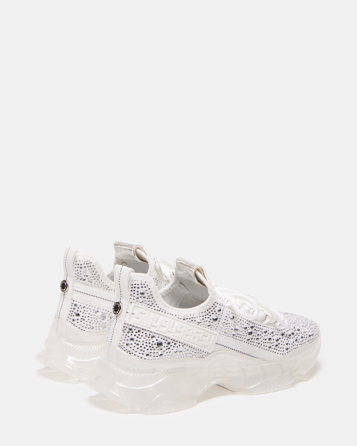 MAXIMA White Rhinestones Sneakers | Women's Sneakers