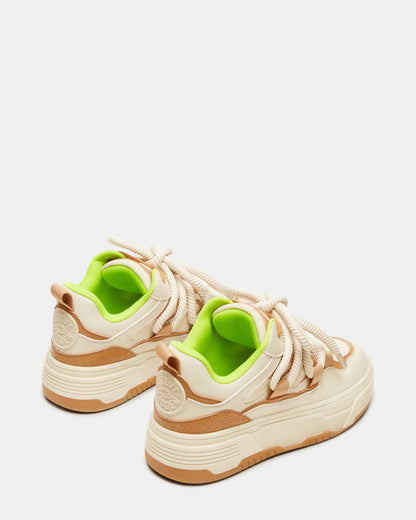 BOOMER Tan Multi Platform Chunky Sneaker | Women's Sneakers