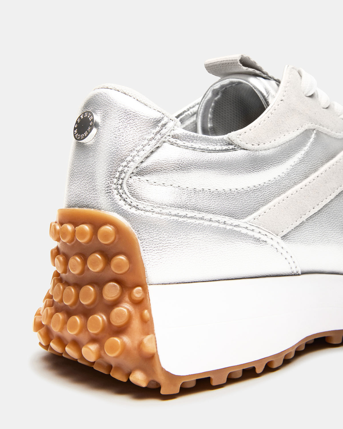 CAMPO Silver Lace-Up Women's Sneaker
