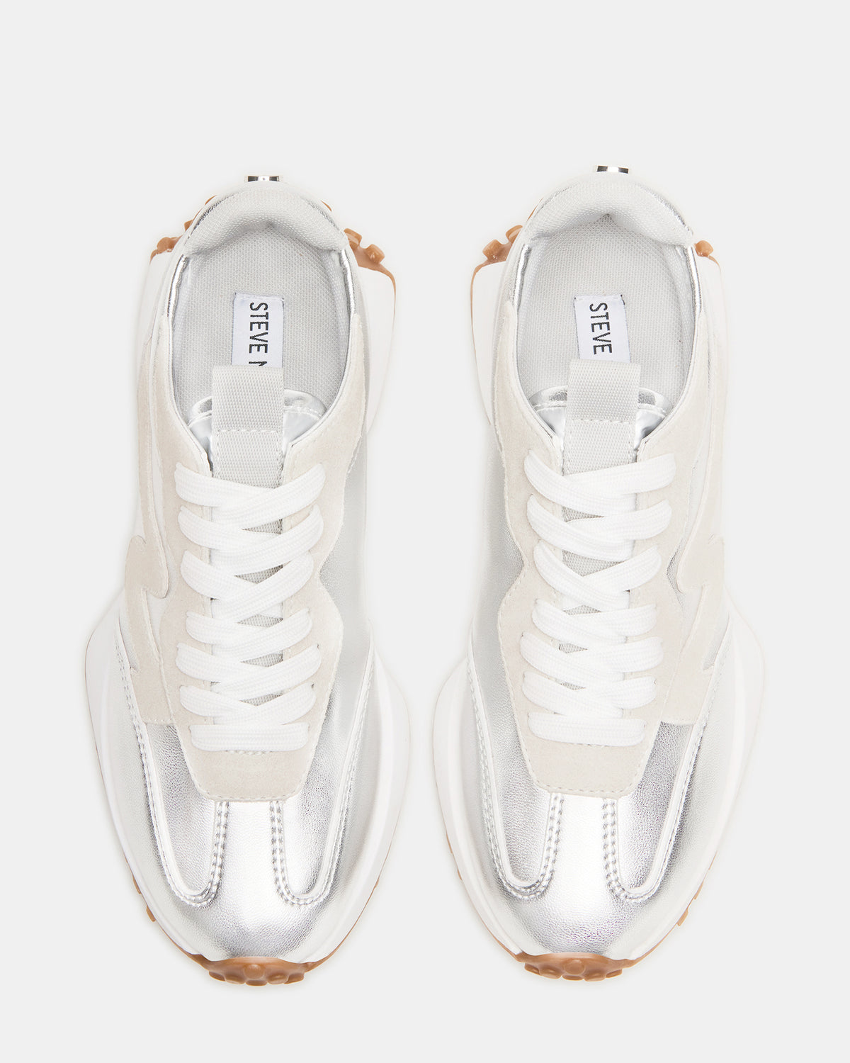 CAMPO Silver Lace-Up Women's Sneaker