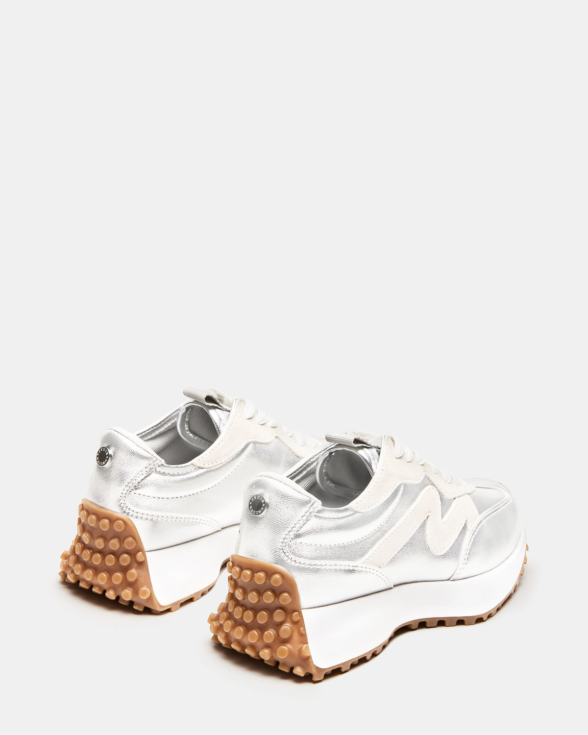 CAMPO Silver Lace-Up Women's Sneaker