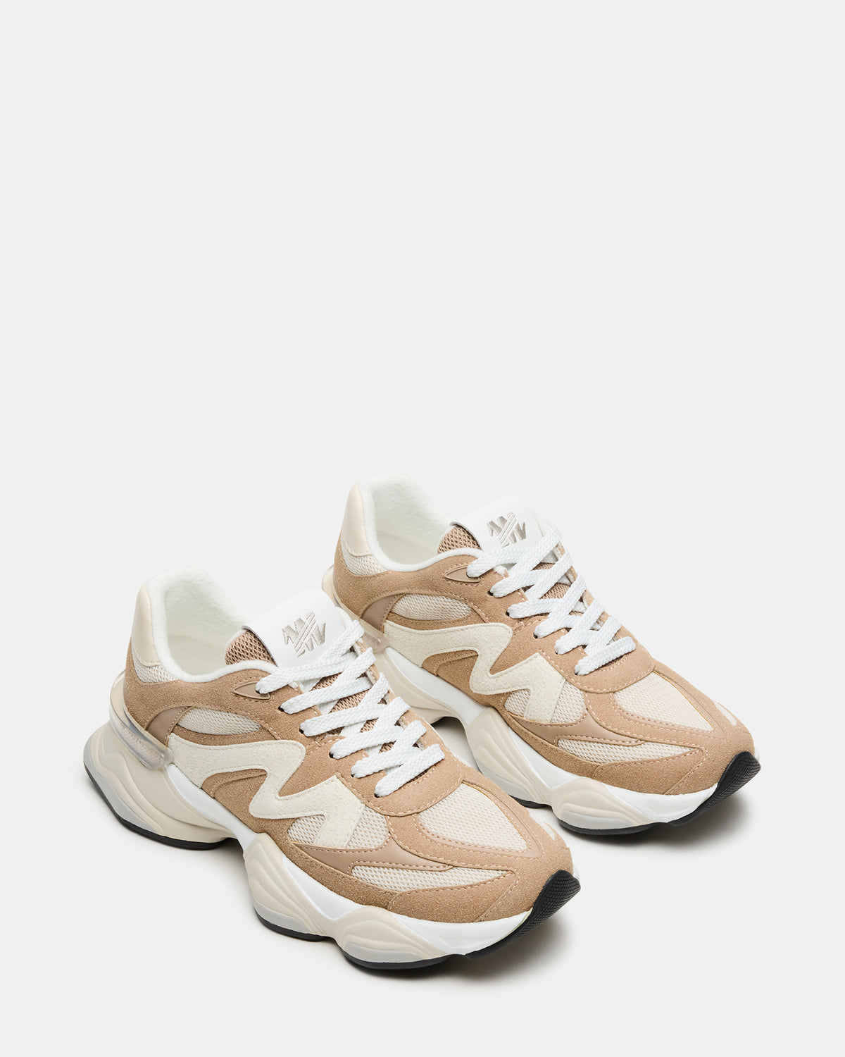 SEBI Taupe Multi Low-Top Lace-Up Women's Sneaker