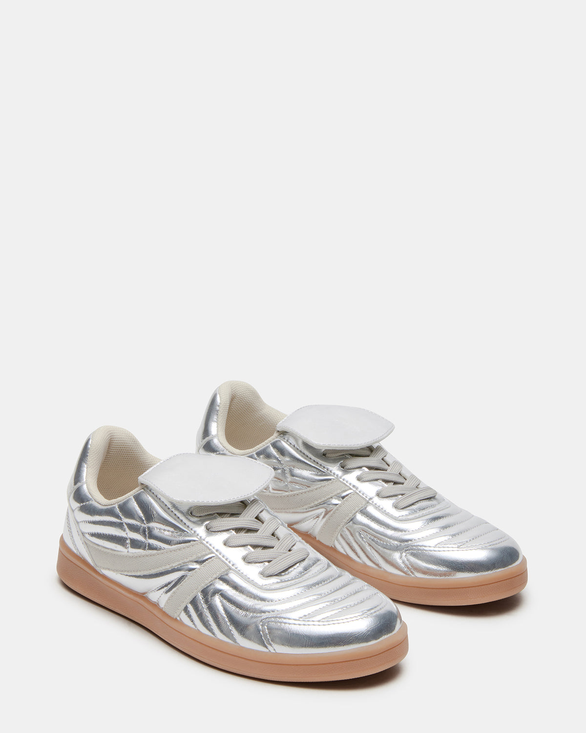 MADRID Silver Women's Low-Top Sneakers