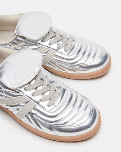 MADRID Silver Women's Low-Top Sneakers