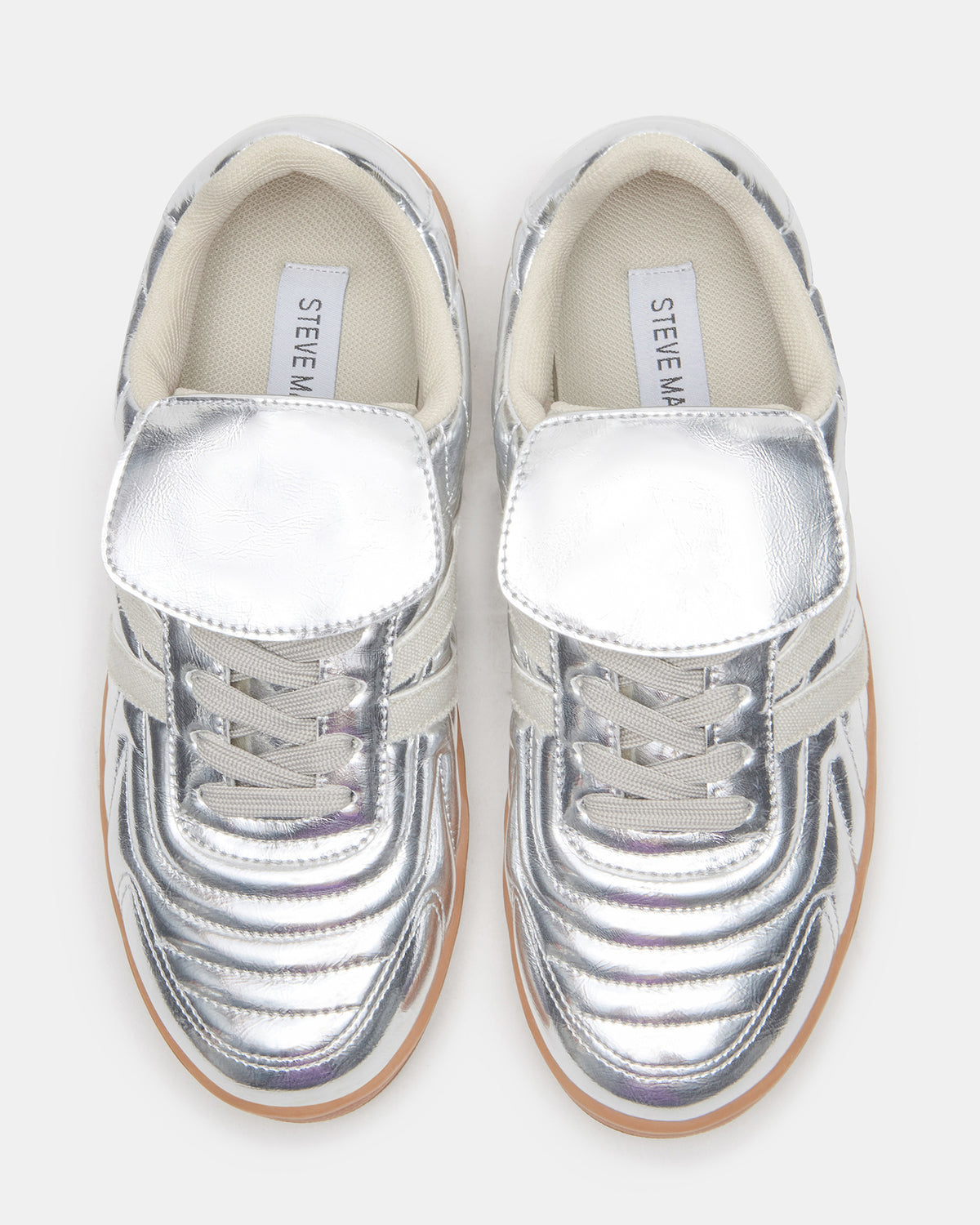 MADRID Silver Women's Low-Top Sneakers