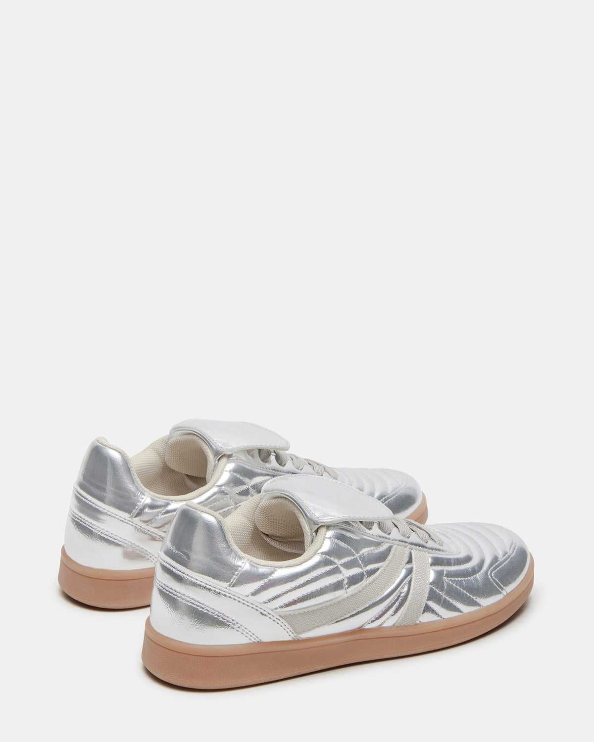 MADRID Silver Women's Low-Top Sneakers