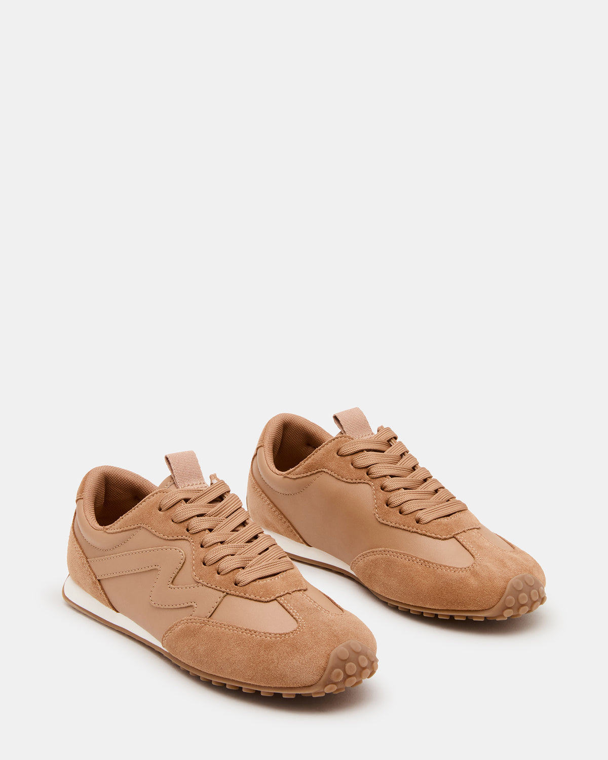 CASPER Tan Low-Top Lace-Up Women's Sneaker
