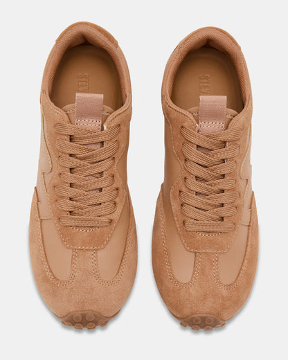 CASPER Tan Low-Top Lace-Up Women's Sneaker