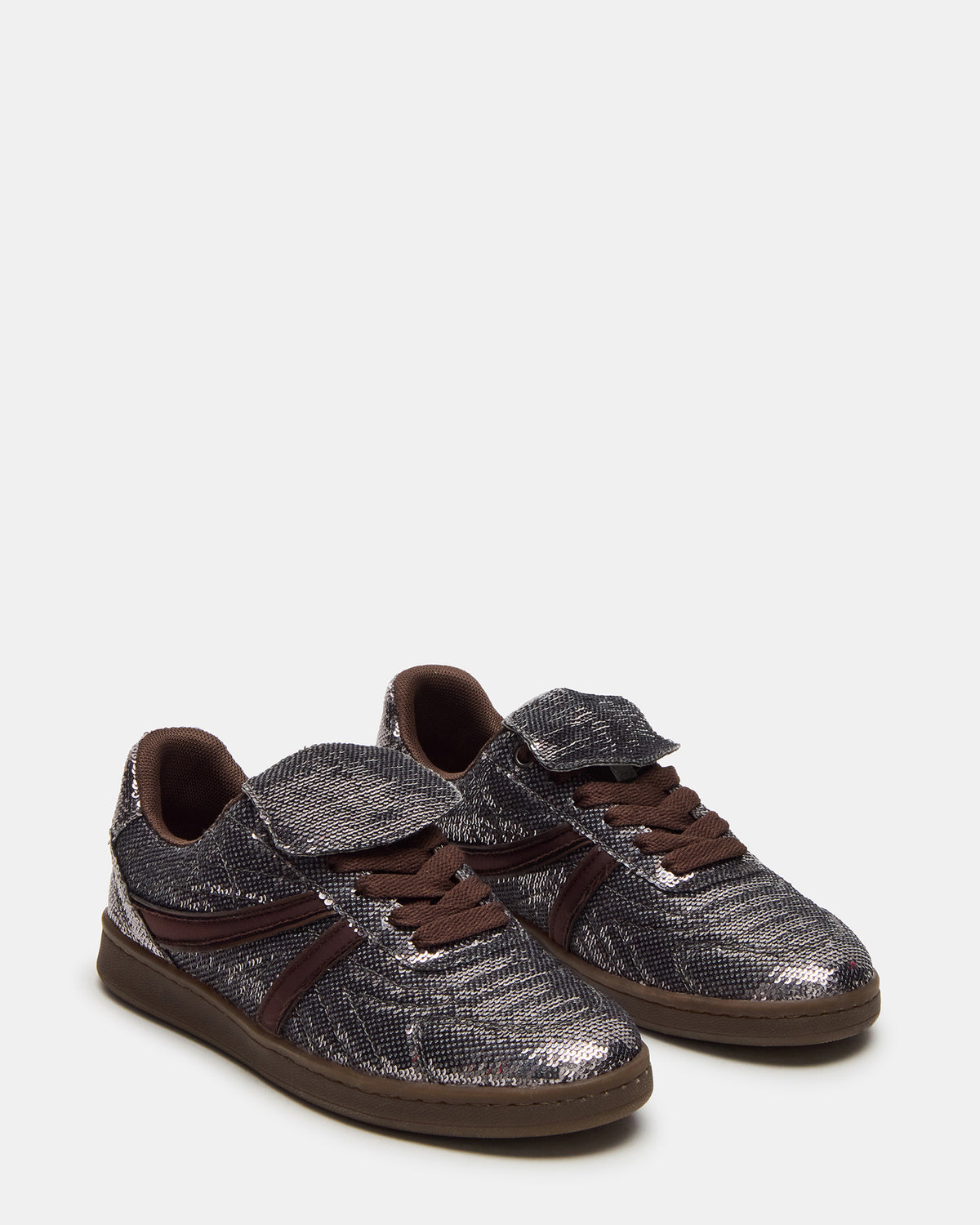 MADRID Sequin Pewter Low-Top Sneaker | Women's Sneakers