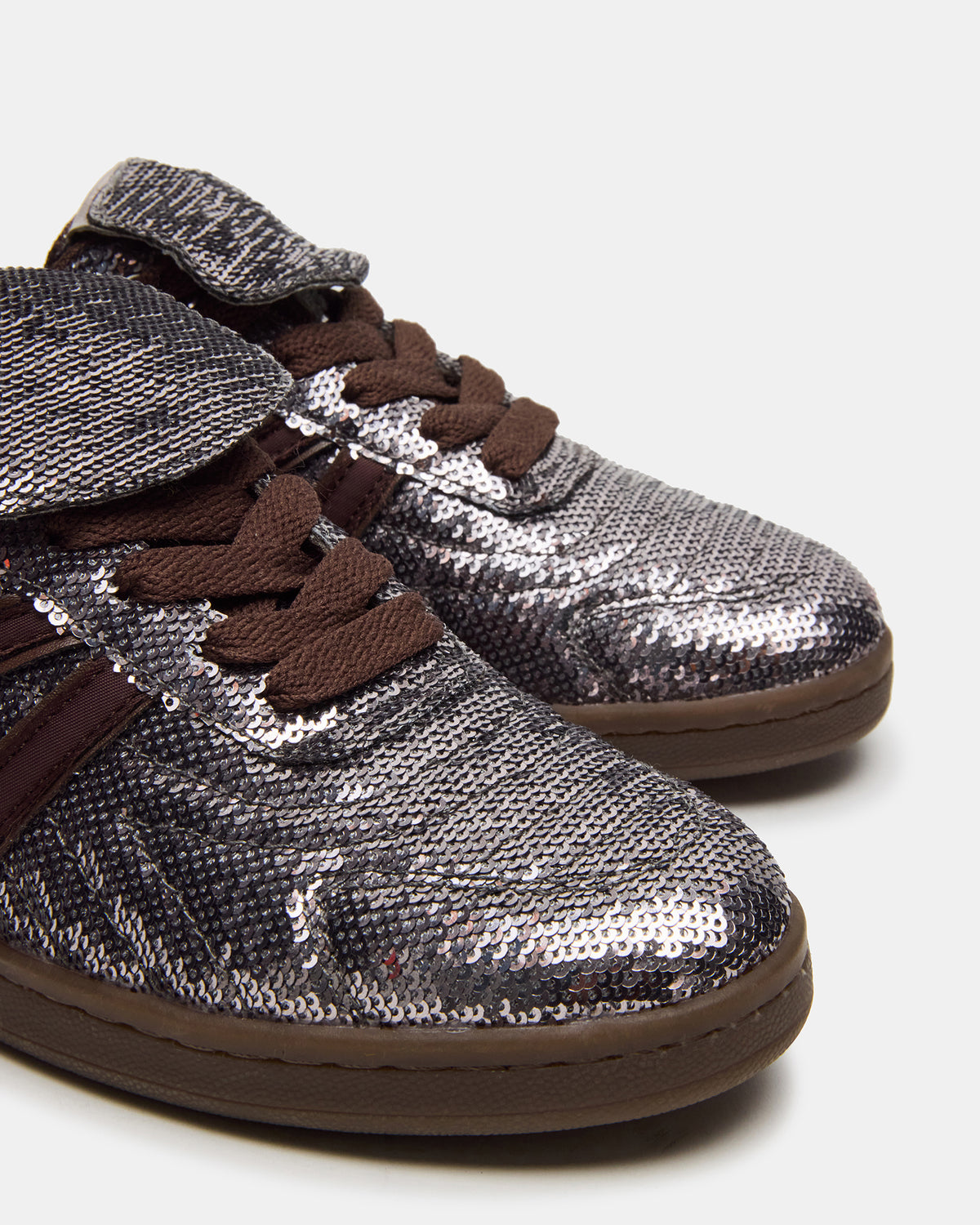 MADRID Sequin Pewter Low-Top Sneaker | Women's Sneakers