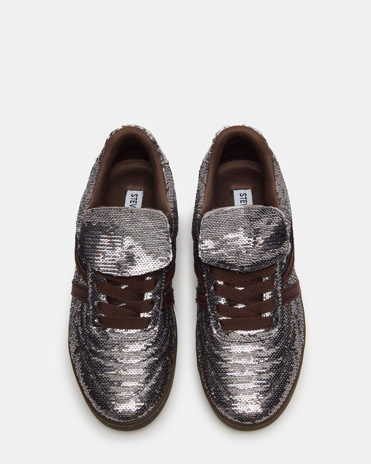 MADRID Sequin Pewter Low-Top Sneaker | Women's Sneakers